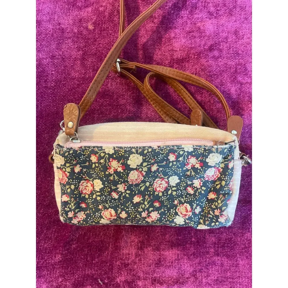 VINTAGE Y2K Floral Crossbody Mini Bag / Purse Payless
